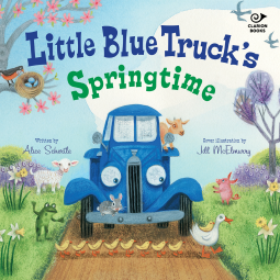 book cover for Little Blue Truck's Springtime