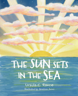 book cover for The Sun Sets in the Sea