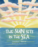 book cover for The Sun Sets in the Sea