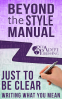 Cover Image: Just to Be Clear: Writing What You Mean