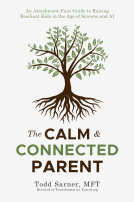 book cover for The Calm & Connected Parent