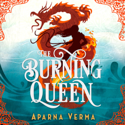 book cover for The Burning Queen