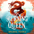 book cover for The Burning Queen