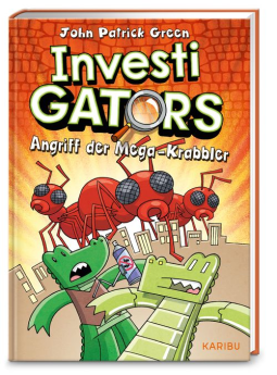Buchcover für InvestiGators (Band 4) – Angriff der Mega-Krabbler