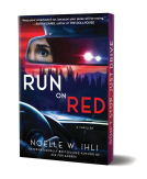 book cover for Run on Red: Deluxe Stenciled Edges