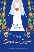 book cover for Terror in Taffeta