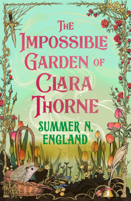 book cover for The Impossible Garden of Clara Thorne