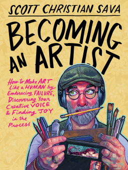 book cover for Becoming an Artist