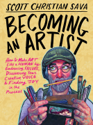 book cover for Becoming an Artist