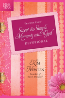 book cover for The One Year Sweet and Simple Moments with God Devotional