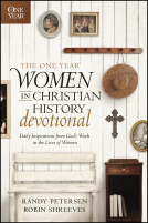book cover for The One Year Women in Christian History Devotional