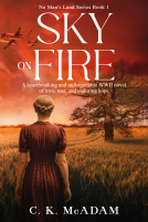 book cover for Sky on Fire: A Heartbreaking and Unforgettable WWII Novel of Love, War, and Enduring Hope