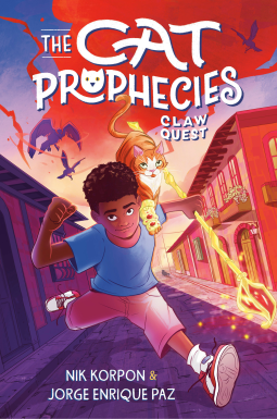 book cover for The Cat Prophecies: Claw Quest