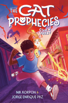 book cover for The Cat Prophecies: Claw Quest