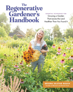 book cover for The Regenerative Gardener's Handbook