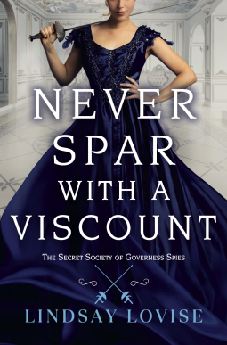 book cover for Never Spar with a Viscount