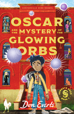 book cover for Oscar and the Mystery of the Glowing Orbs