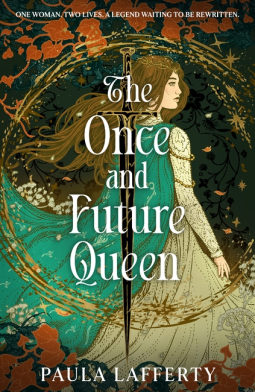book cover for The Once and Future Queen