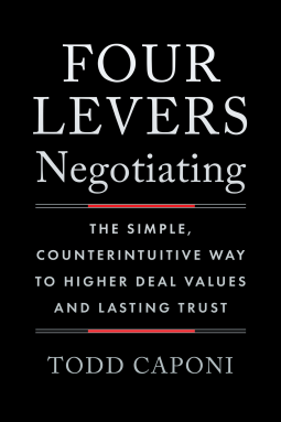 book cover for Four Levers Negotiating