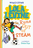book cover for Lola Levine Runs Out of Steam