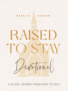 book cover for Raised to Stay Devotional