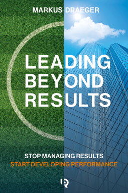 book cover for Leading Beyond Results