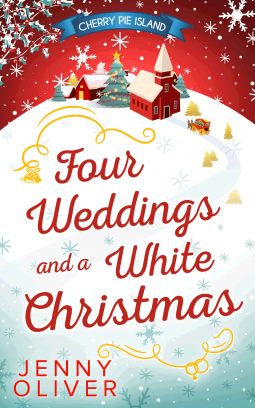 book cover for Four Weddings And A White Christmas