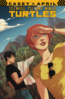 book cover for Teenage Mutant Ninja Turtles: Casey & April