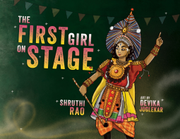 book cover for The First Girl on Stage