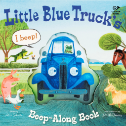 book cover for Little Blue Truck's Beep-Along Book