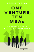 book cover for One Venture, Ten MBAs