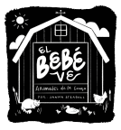 book cover for El bebé ve animales de granja