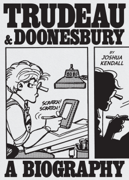 book cover for Trudeau & Doonesbury