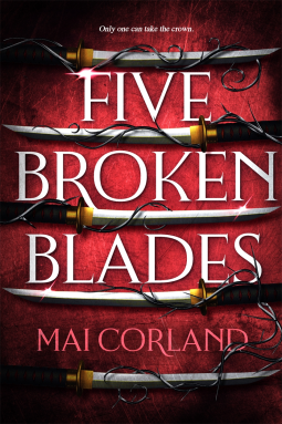 book cover for Five Broken Blades