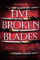 book cover for Five Broken Blades