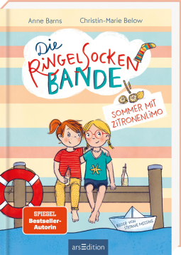 Buchcover für Die Ringelsocken-Bande – Sommer mit Zitronenlimo  (Ringelsocken-Bande 1)