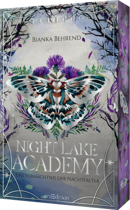 Buchcover für Night Lake Academy – Das Vermächtnis der Nachtfalter  (Night Lake Academy 2)