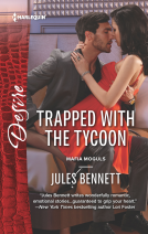 book cover for Trapped with the Tycoon