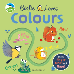 book cover for RSPB Birdie Loves Colours