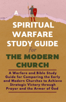 book cover for A Spiritual Warfare Study Guide for the Modern Church
