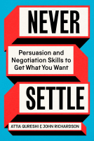 book cover for Never Settle