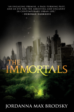 book cover for The Immortals