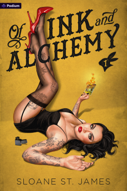book cover for Of Ink and Alchemy