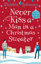 book cover for Never Kiss a Man in a Christmas Sweater