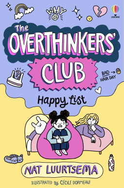 book cover for The Overthinkers' Club: Happy List
