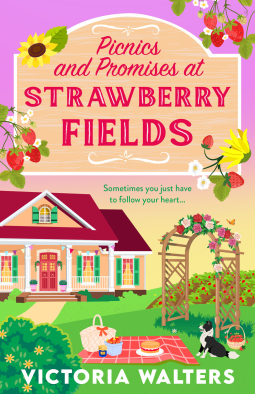 book cover for Picnics and Promises at Strawberry Fields