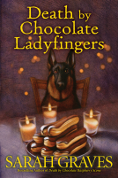 book cover for Death by Chocolate Ladyfingers