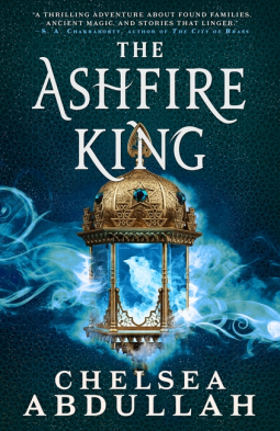 book cover for The Ashfire King