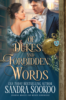 book cover for Of Dukes and Forbidden Words