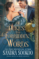 book cover for Of Dukes and Forbidden Words
